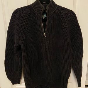 Ralph Lauren black quarter zip